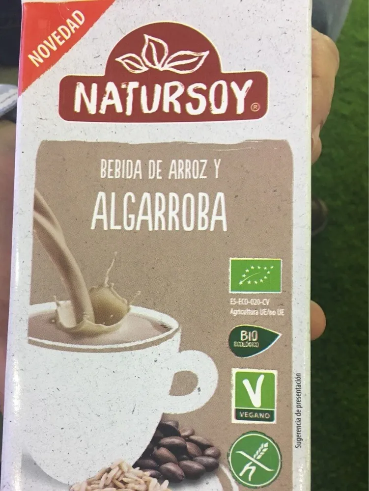 Bebida arroz y algarroba