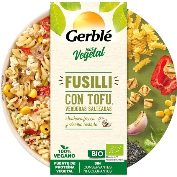 Fusilli con tofu