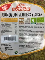 Quinoa con verduras y algas