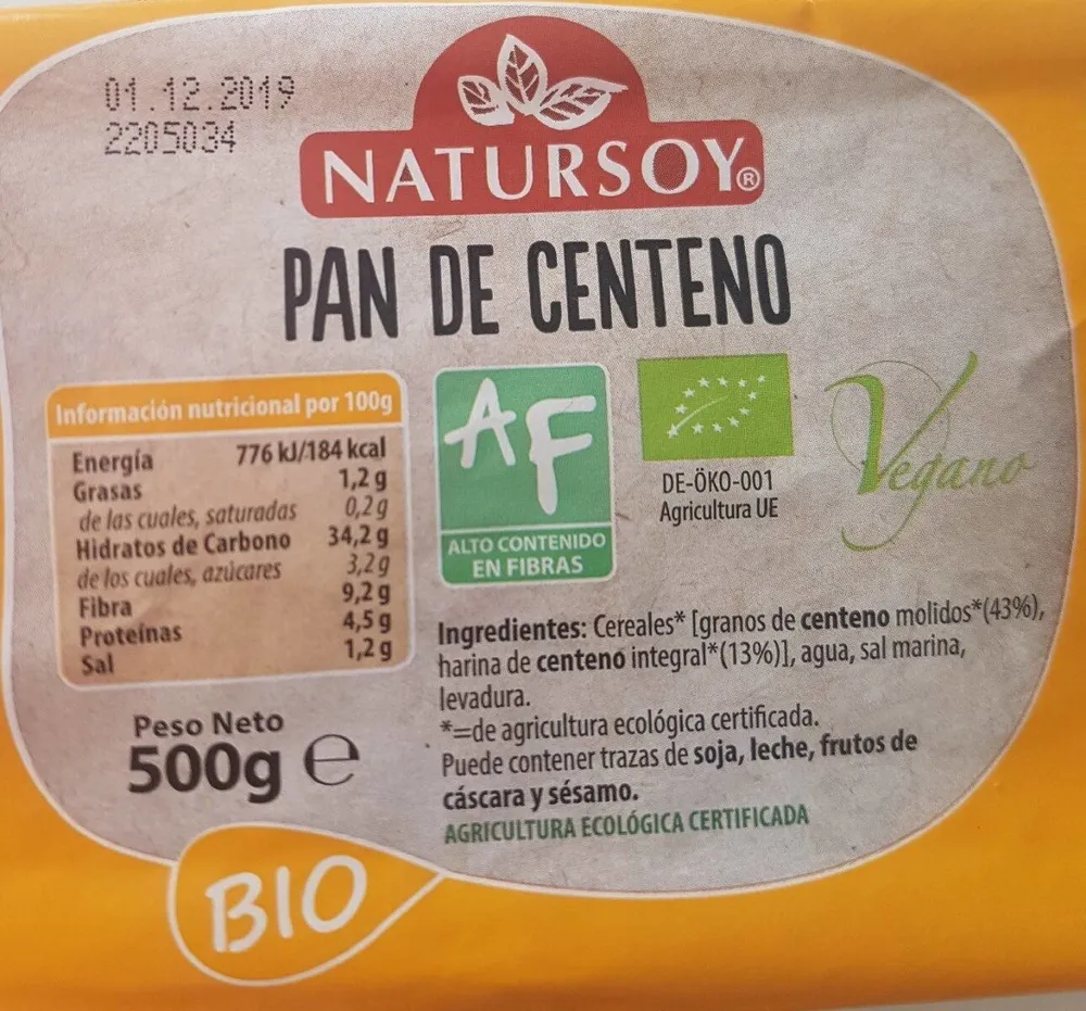 Pan de Centeno