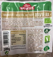 Frankfurt vegetal de tofu BAVIERA