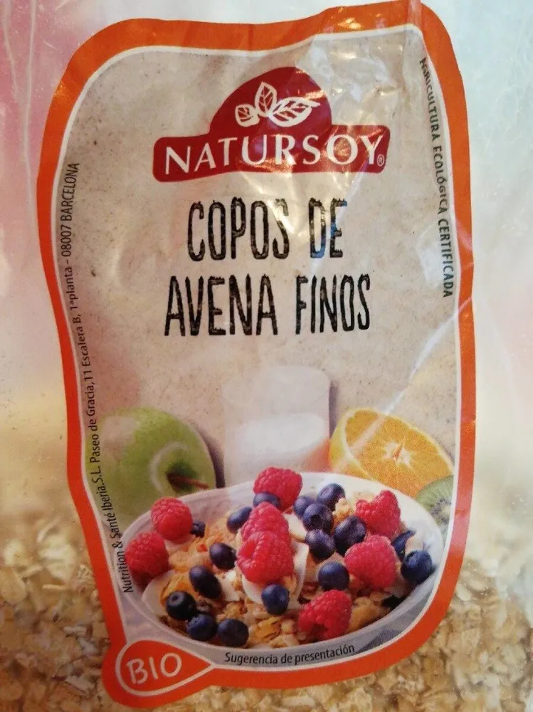 Copos de avena finos