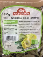 Tortelloni integral queso espinacas