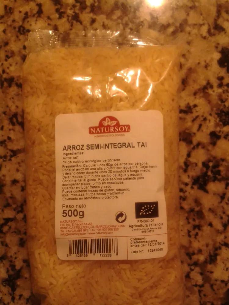 Arroz semi-integral Tai