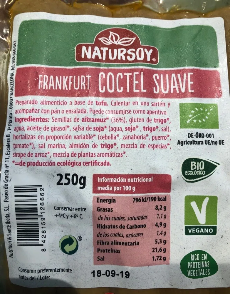 Frankfurt coctel suave