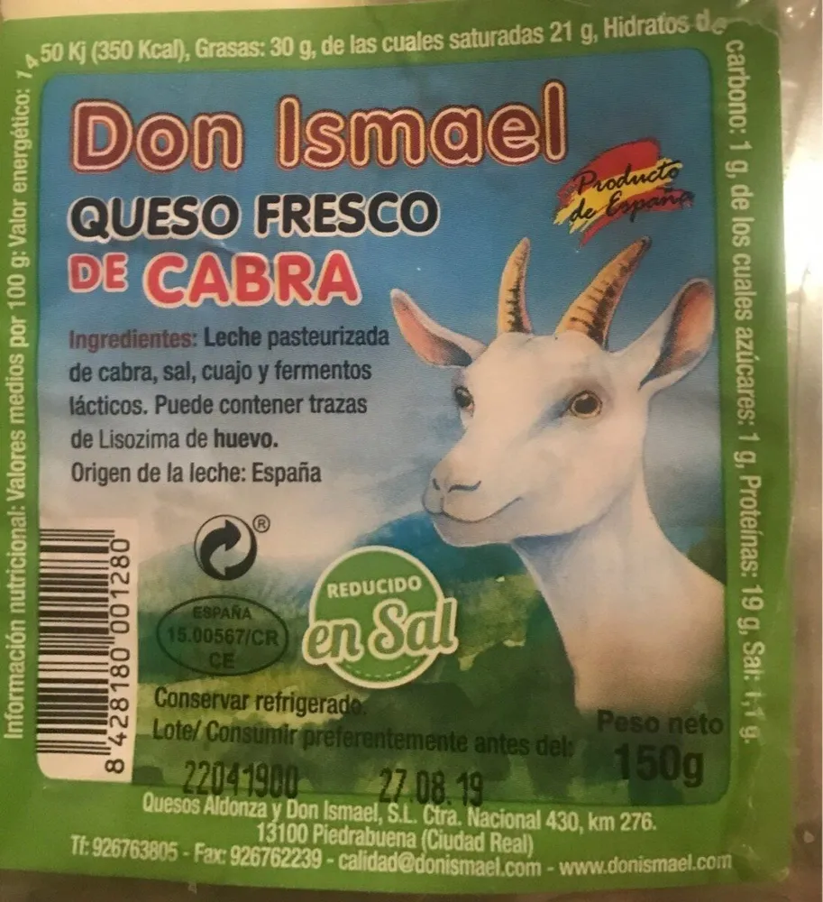 QUESO FRESCO DE CABRA