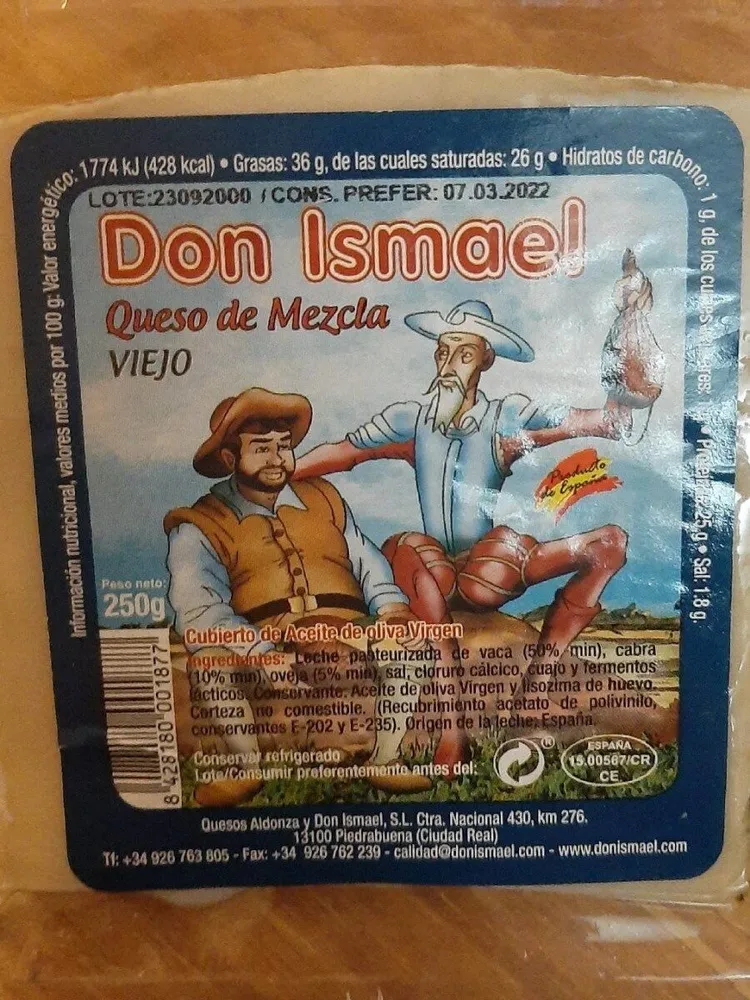 Queso de mezcla viejo