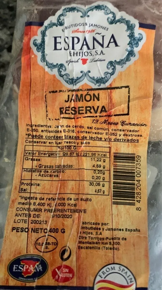 Jamon reserva