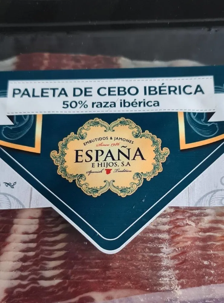Paleta de cebo iberica