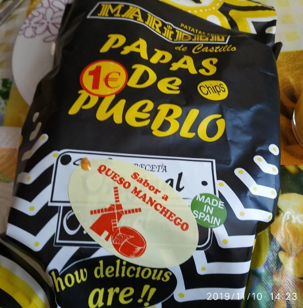 Papas de Pueblo Sabor Queso Manchego