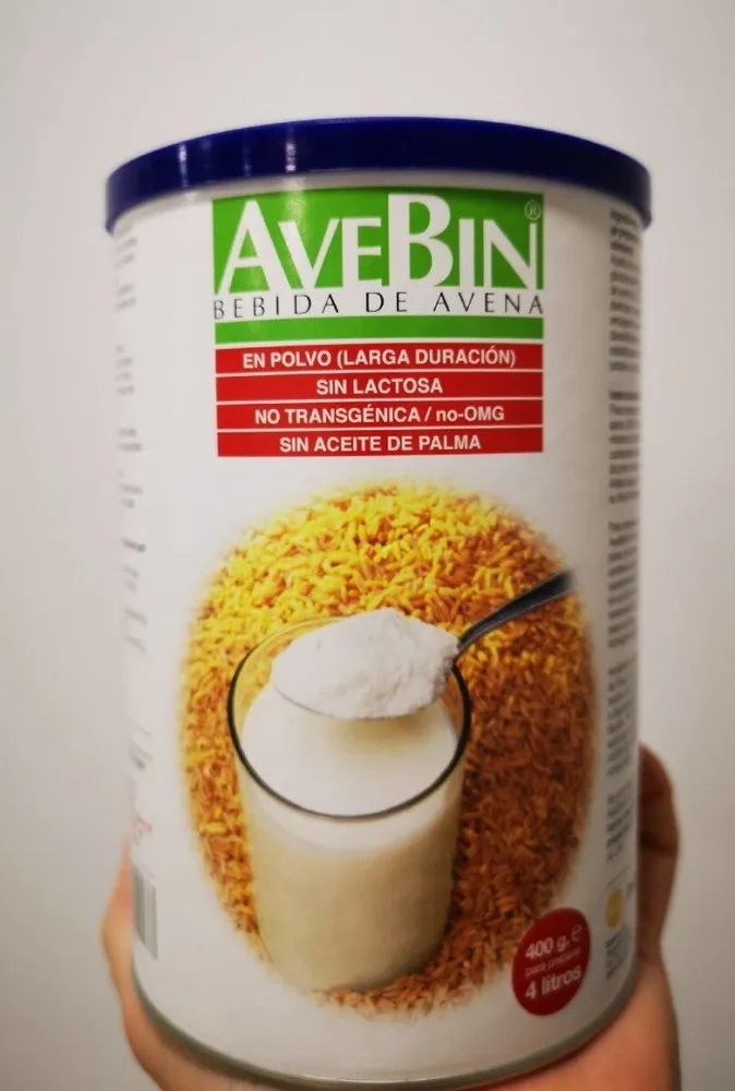 Bebida de avena en polvo