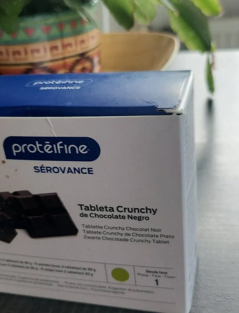 Tablette crunchy chocolat noir