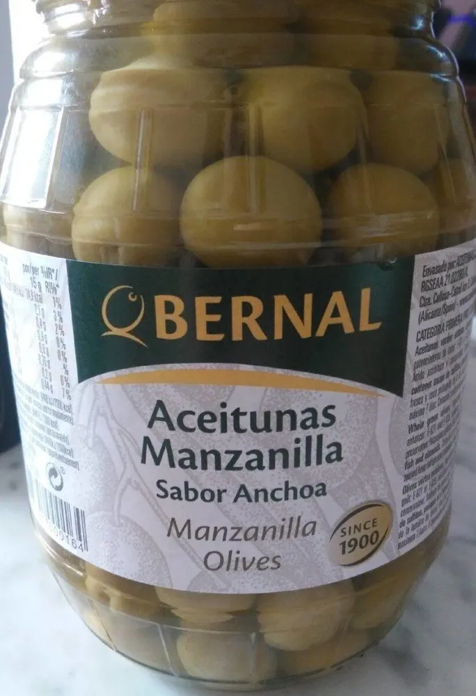Aceitunas manzanilla