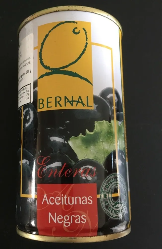 Aceitunas Negras Enteras