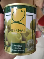Aceitunas verdes rellenas de anchoa