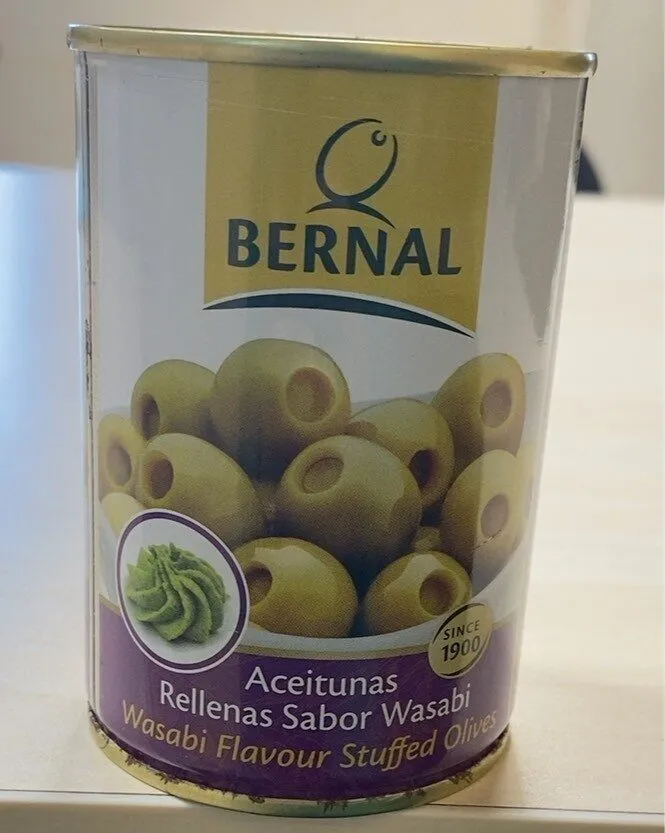 Aceitunas rellenas sabor Wasabi