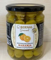 Aceitunas rellenas de naranja