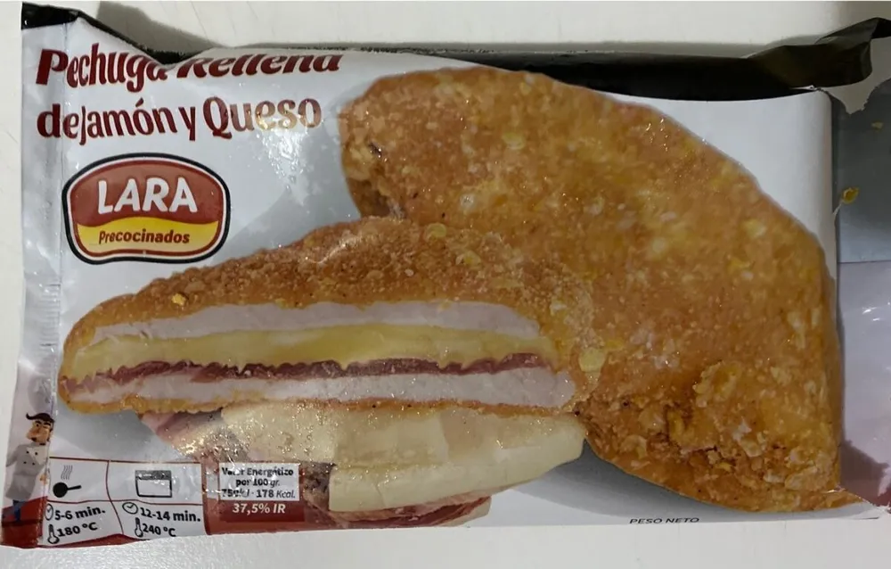 PECHUGAS RELLENAS DE JAMON Y QUESO