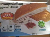Pechuga rellena de jamón y roquefort