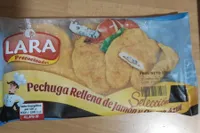 Pechuga rellena de jamon y queso azul