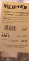 Carne de membrillo casero con nueces