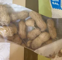 Cacahuete cáscara tostado sin sal