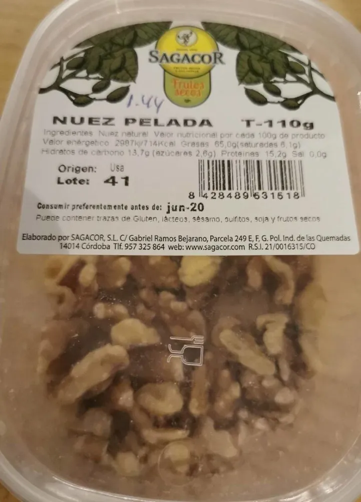 Nuez pelada