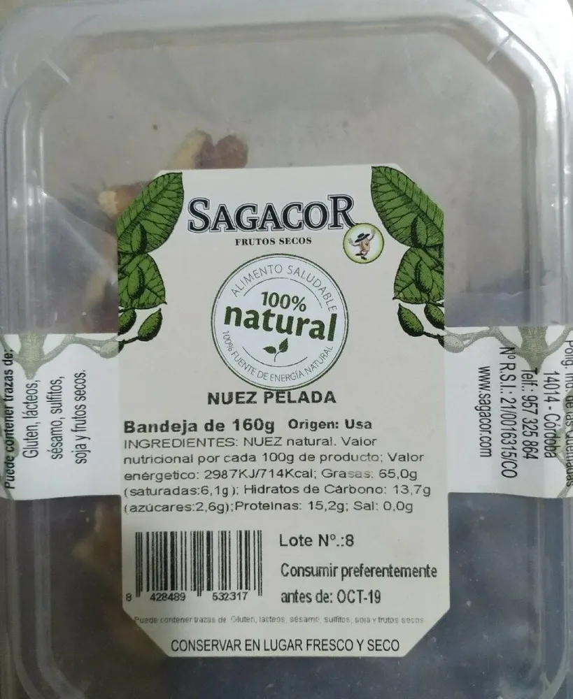 Nuez pelada