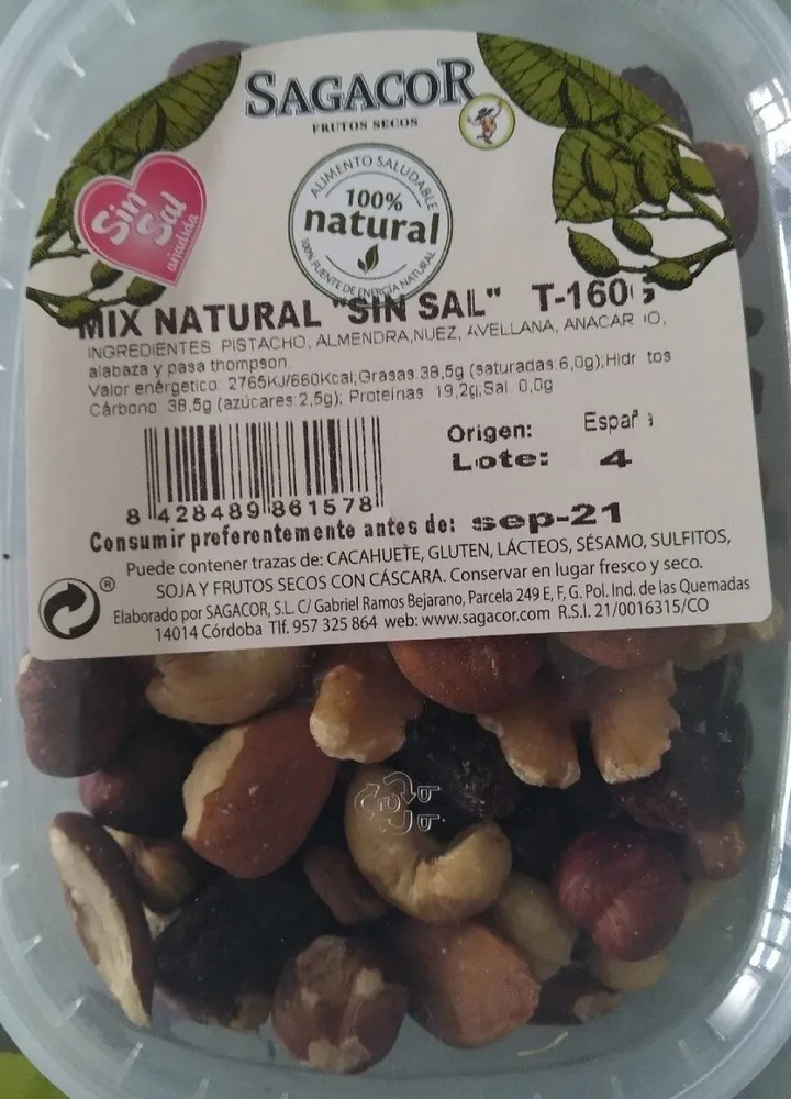 Mix natural sin sal