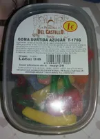 Goma surtida azúcar