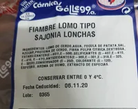 FIAMBRE LOMO TIPO SAJONIA