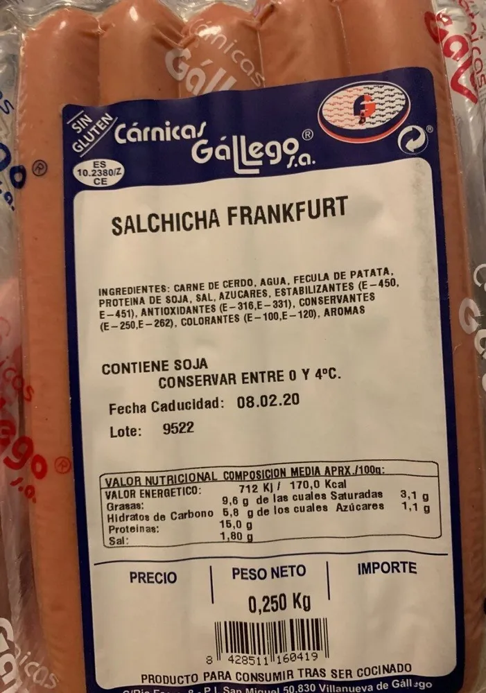 Salchichas frankfurt