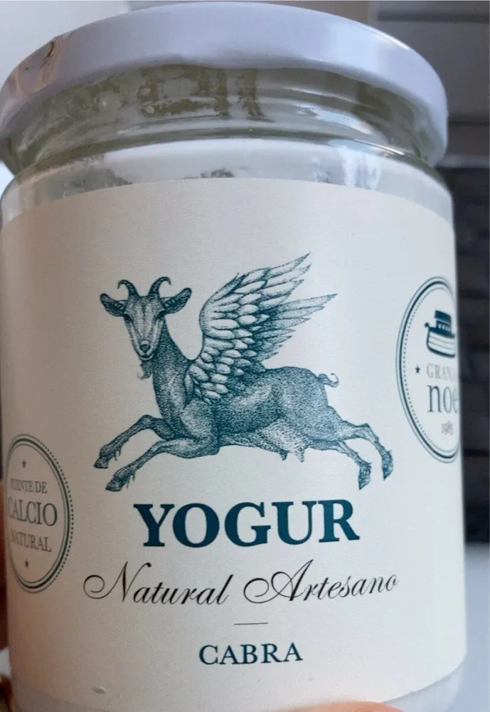 Yogur natural artesano cabra