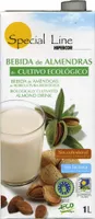 Bebida de almendras de cultivo ecológico