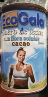 Suero de leche con fibra soluble cacao
