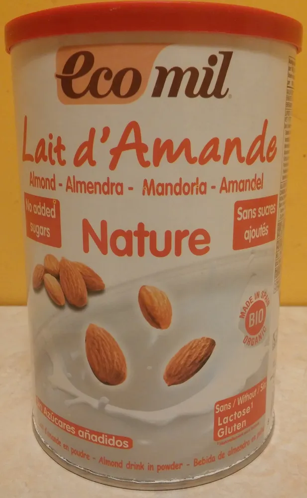 Lait d'amande nature en poudre