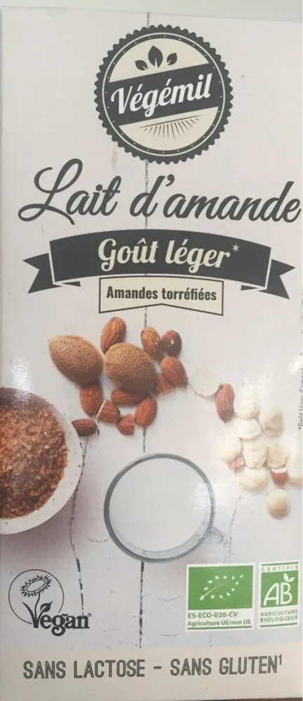 Lait d'amande