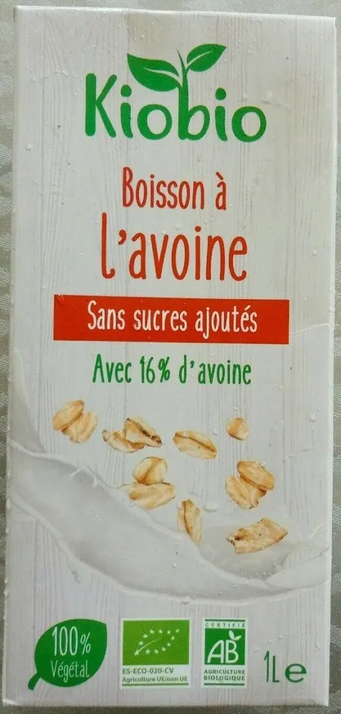 Boisson à l'avoine