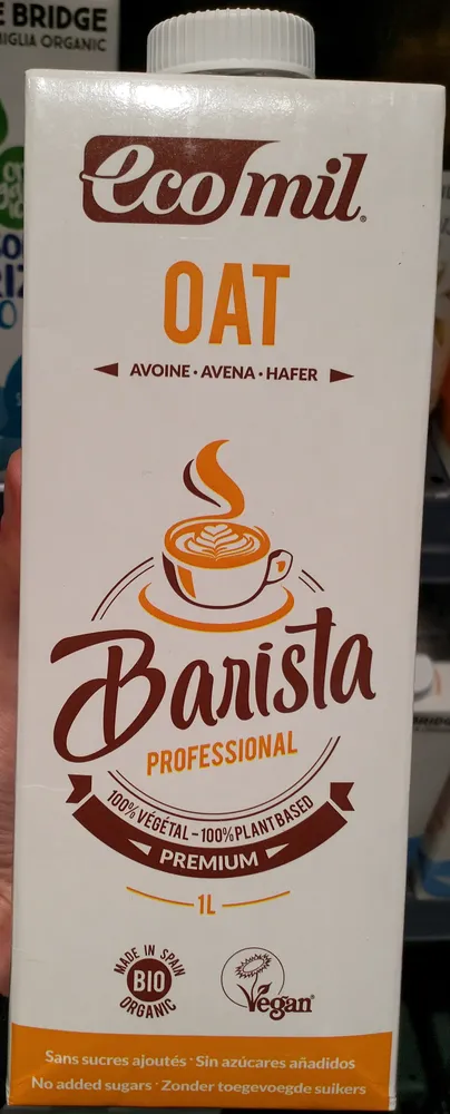 Boisson à l'avoine barista