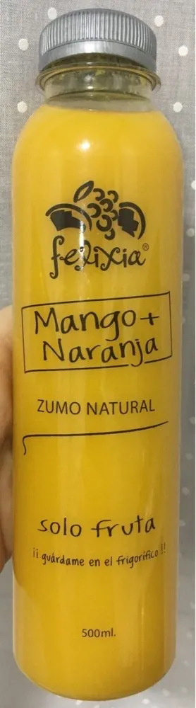 Zumo de mango y naranja