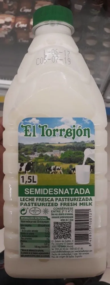 Leche Semidesnatada