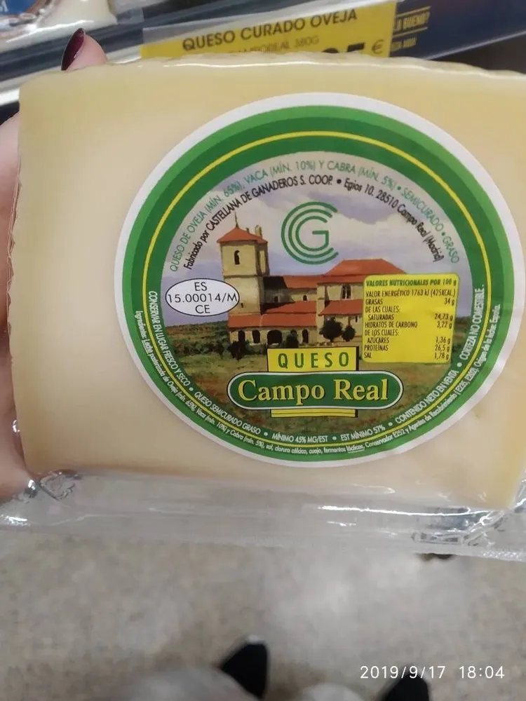 Queso campo real