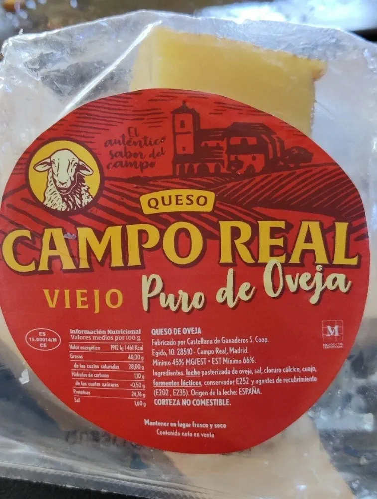 Queso Campo Real viejo puro de oveja