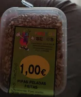 Pipas peladas fritas