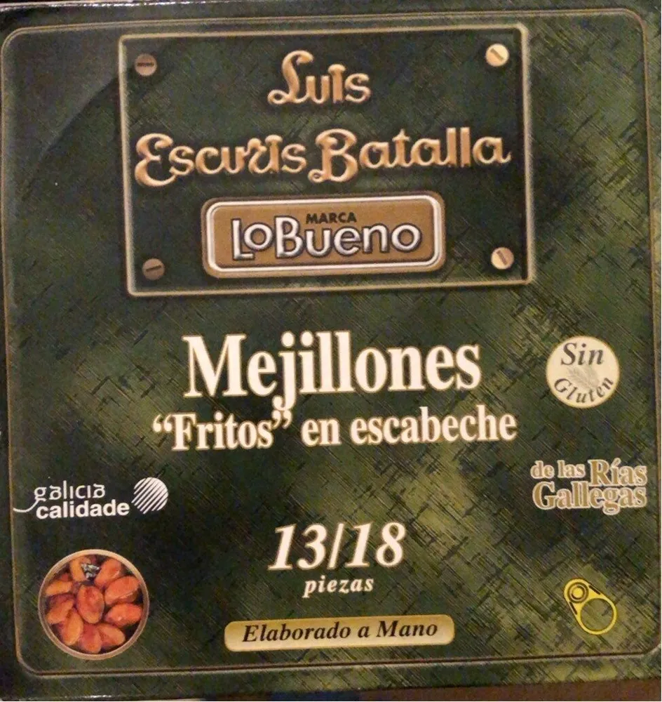 Mejillones “fritos” en escabeche