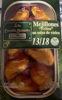 Mejillones fritos en salsa de vieira