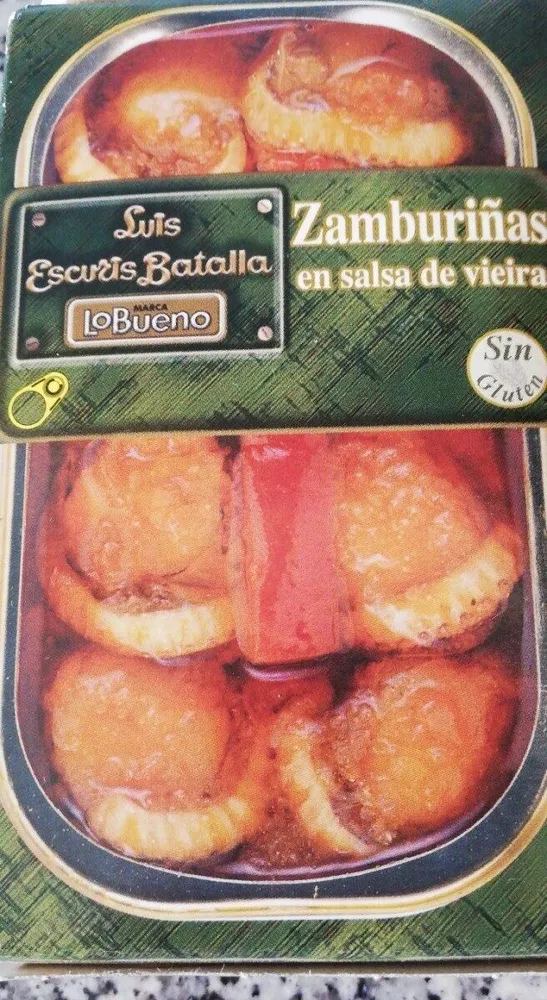 Zamburiñas en salsa de vieira