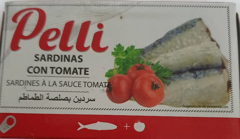 Pelli Sardines Tom Sauce