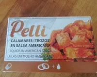 Calamares(trozos) en salsa americana
