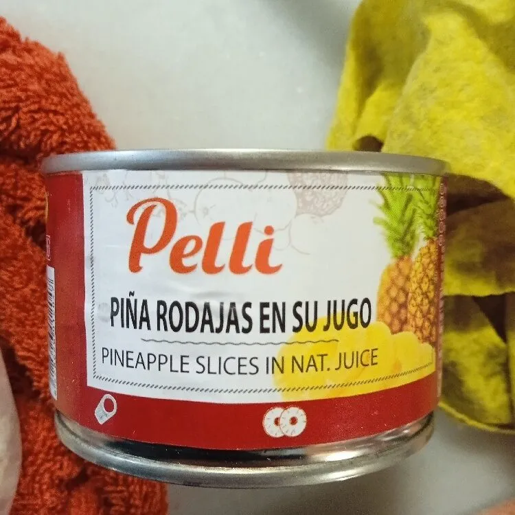 Piña rodajas en su jugo